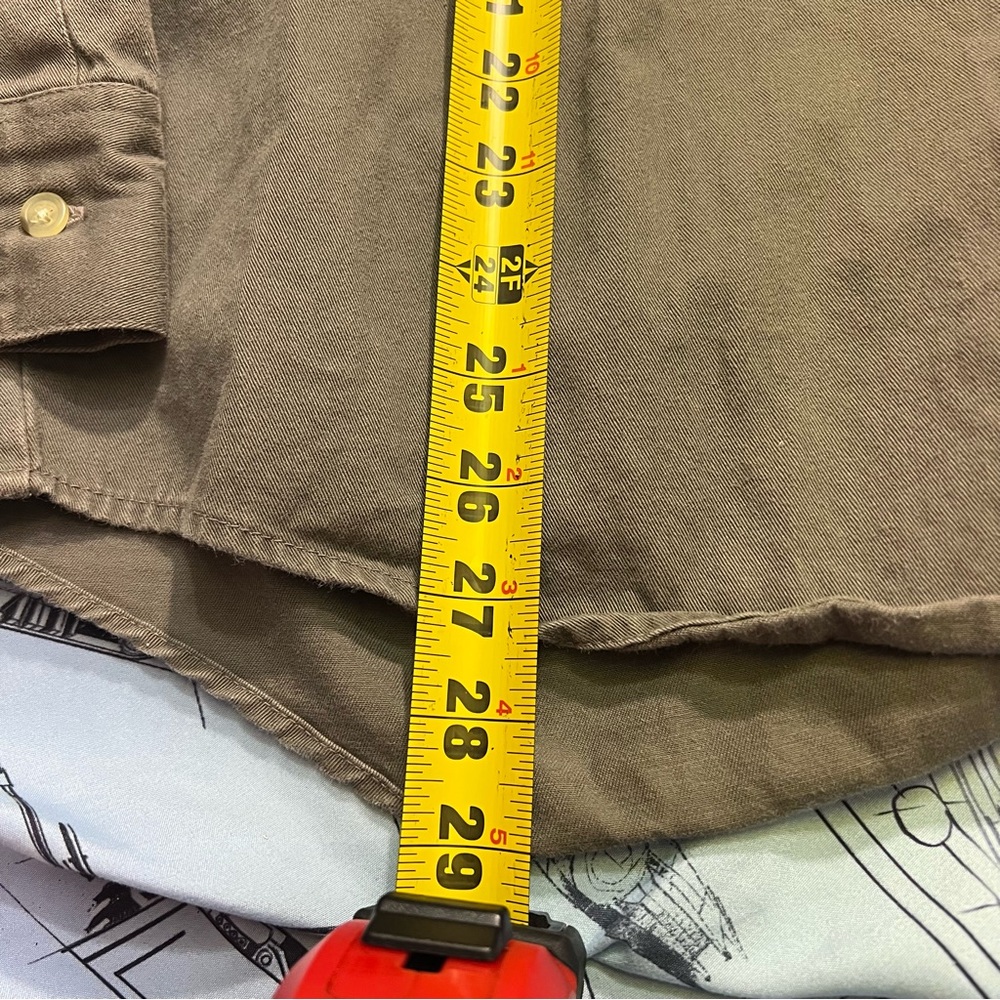 10X Gray Heavy Duty Button-Up Shirt - Picture 8 of 10